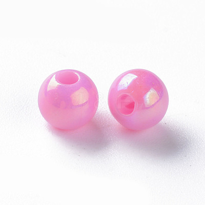 Opaque Acrylic Beads MACR-S370-D6mm-A02-1