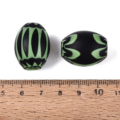 Handmade Millefiori Glass Barrel Beads LS-LA-N002-19D-1