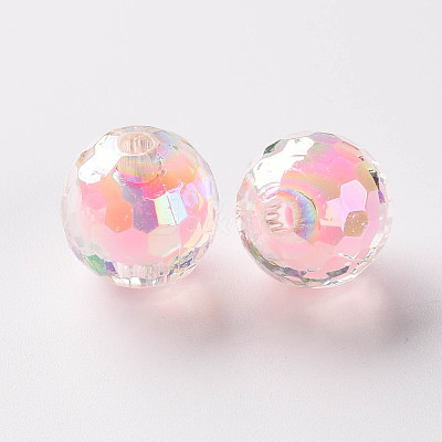 Transparent Acrylic Beads TACR-S152-14B-A01-1