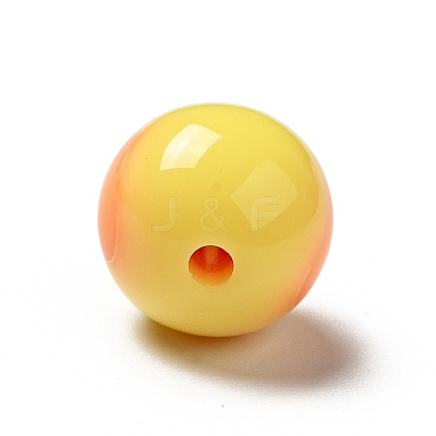 Two Tone Opaque Acrylic Beads SACR-K003-03-1