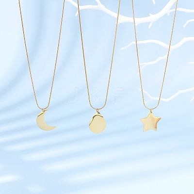 304 Stainless Steel Pendants STAS-UN0016-19G-1