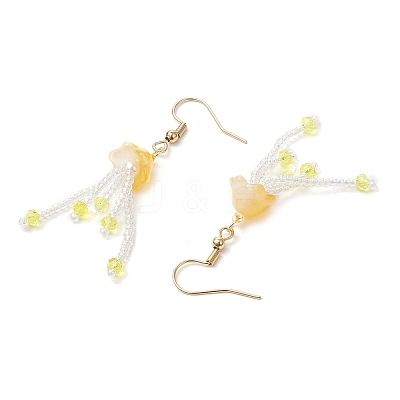 304 Stainless Steel Dangle Earrings EJEW-MZ00454-1