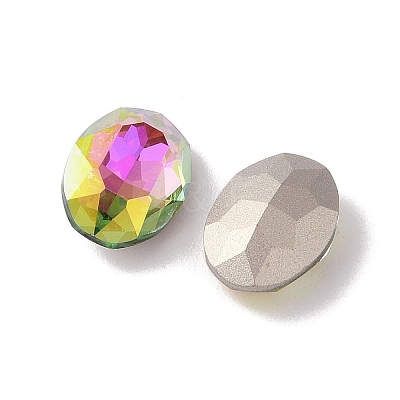 Glass Rhinestone Cabochons RGLA-L029-02B-VRLA-1