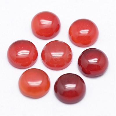 Natural Carnelian Cabochons G-P215-15-8mm-1