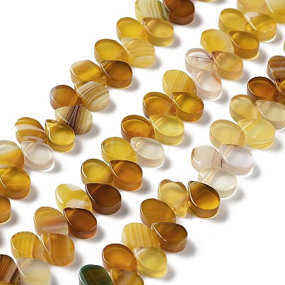 Natural Agate Beads Strands G-G021-04A-10-1