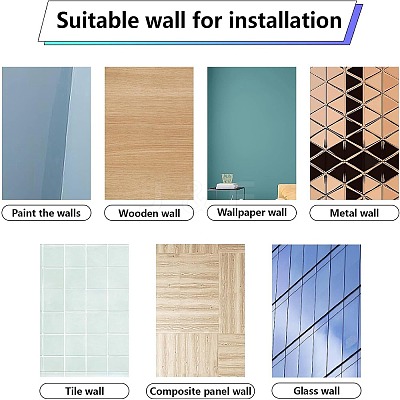 8 Sheets 8 Styles PVC Waterproof Wall Stickers DIY-WH0345-236-1