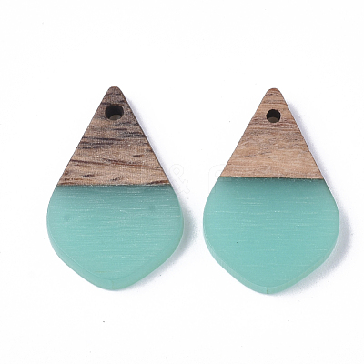Resin & Walnut Wood Pendants RESI-S358-23-1