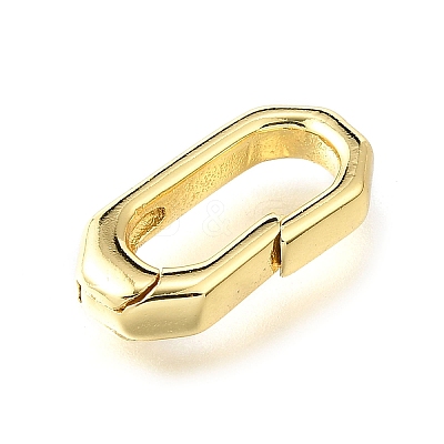 Brass Spring Gate Rings KK-V007-006G-03-1