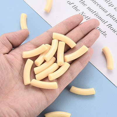 Opaque Acrylic Beads X-MACR-S372-002B-S021-1
