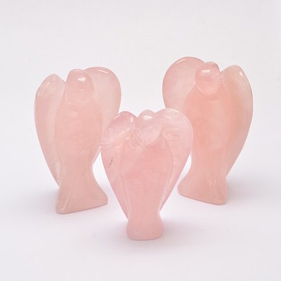 Natural  Rose Quartz Home Display Decorations X-DJEW-L009B-02-1