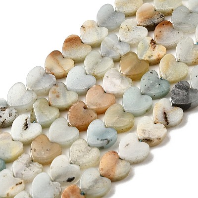 Natural Flower Amazonite Beads Strands G-A272-A01-29-1