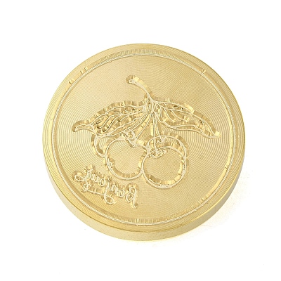 Wax Seal Brass Stamp Heads AJEW-I067-A09-1