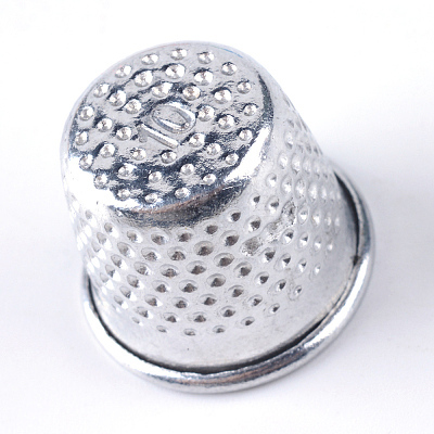 Aluminum Finger Thimbles Metal Shield Sewing Grip Protector FIND-R032-06P-1