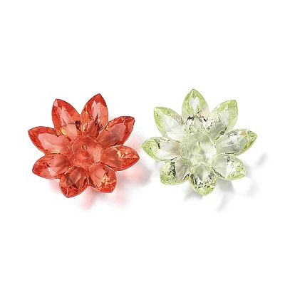 Transparent Acrylic Beads Caps SACR-A006-05-1