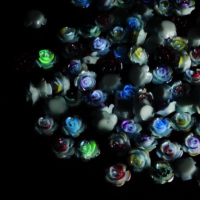 Luminous Opaque Resin Cabochons CRES-R458-12-1