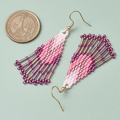 3Pair 304 Stainless Steel Boho Dangle Earrings EJEW-MZ00264-01-1