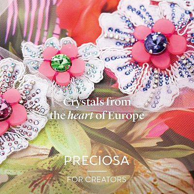 Preciosa® MAXIMA Crystal Round Stones Y-PRC-RASS47-30050-1