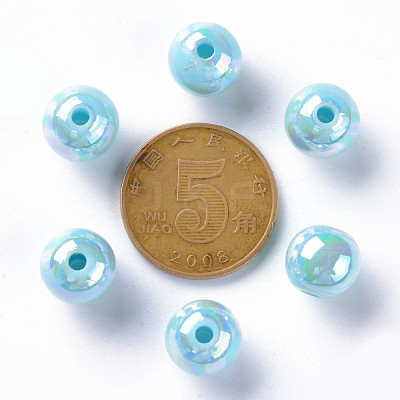 Opaque Acrylic Beads MACR-S370-D10mm-A07-1