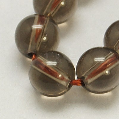 Natural Smoky Quartz Beads Strands G-C175-4mm-1-1