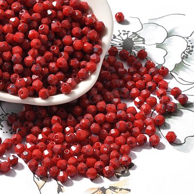 Picasso Baking Paint Glass Seed Beads SEED-A032-02A-09-1