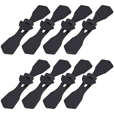 8Pcs 1-Hole PU Leather Buttons FIND-GF0008-82C-1