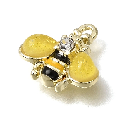 Brass & Enamel & Resin Pendants RE-CBAE379-22LG-1