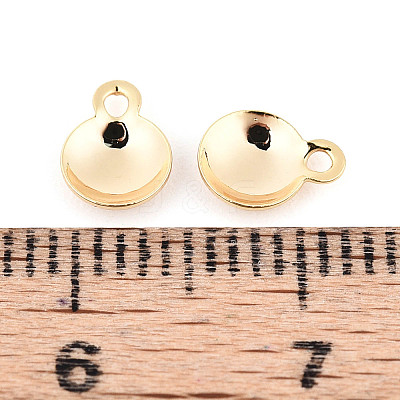 Brass Pendant Cabochon Settings KK-T077-16G-01-1