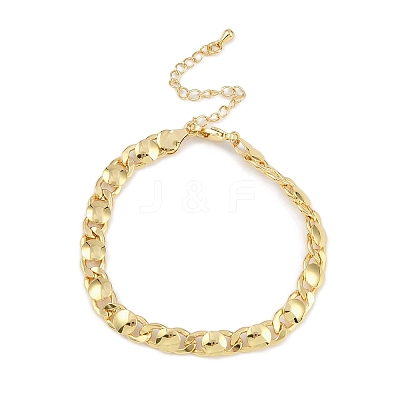 Rack Plating Brass Bracelets for Women BJEW-K244-06G-1