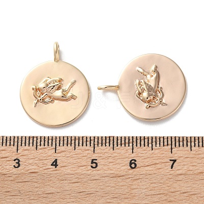 Brass Pendants KK-C079-02G-1