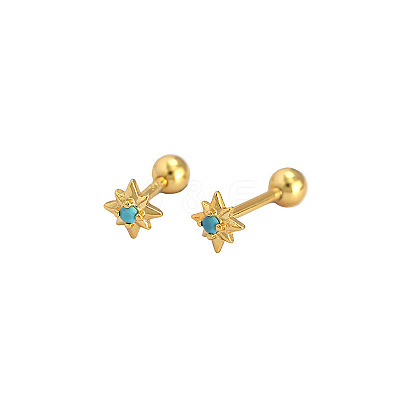 Star 925 Sterling Silver Pave Cubic Zirconia Cartilage Earrings FS-WG250FB-10-1