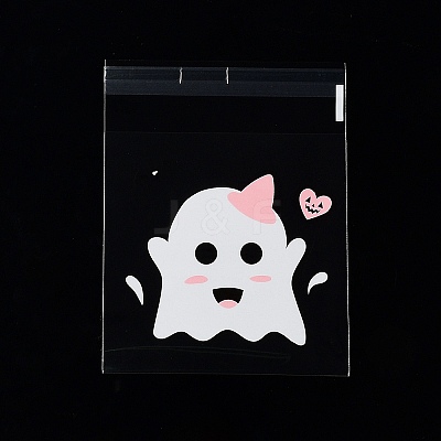 Halloween Theme Plastic Bakeware Bag ABAG-F007-03D-1