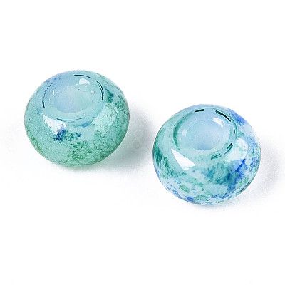 3/0 Baking Paint Glass Beads GLAA-G118-02D-1