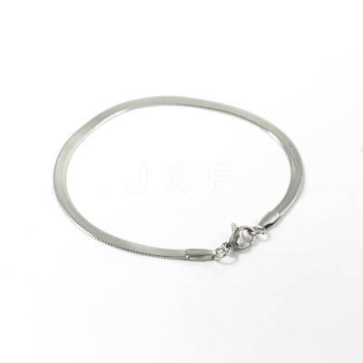 Tarnish Resistant 304 Stainless Steel Bracelets X-BJEW-D418-01P-1