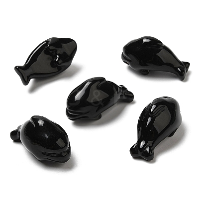 Natural Obsidian Sculpture Display Decorations DJEW-Q002-02D-1