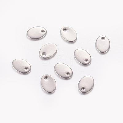 Tarnish Resistant 201 Stainless Steel Stamping Blank Tag Pendants STAS-Q064-1