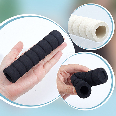 12Pcs 2 Colors Sponge Door Handle Cover AJEW-WR0002-87-1