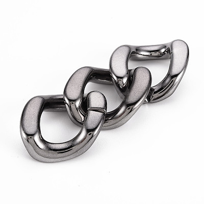 UV Plating ABS Plastic Linking Rings CCB-S162-33B-1