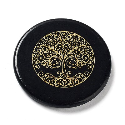 Natural Obsidian Display Decorations DJEW-P014-A06-1