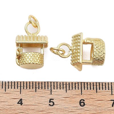 Brass Pendants KK-Q006-16G-1