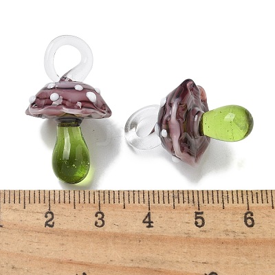 Handmade Lampwork Pendants LAMP-M021-01I-1