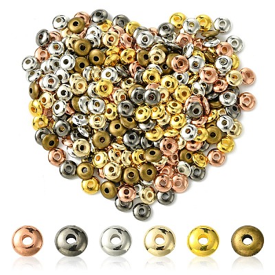 300Pcs 6 Styles CCB Plastic Beads FIND-YW0004-93B-1