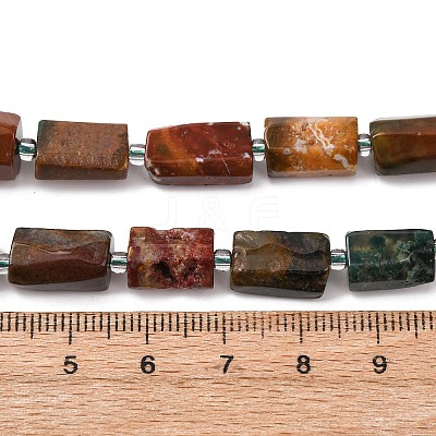 Natural Ocean Jasper Beads Strands G-L655-B01-01-1