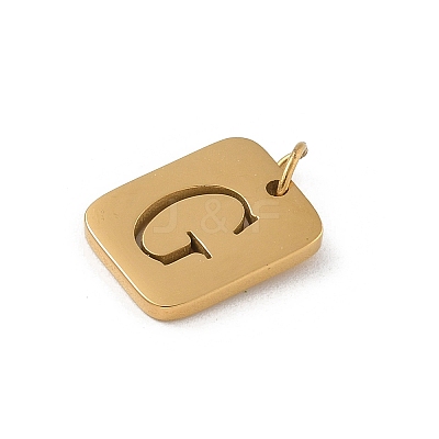 304 Stainless Steel Charms STAS-R001-01G-G-1