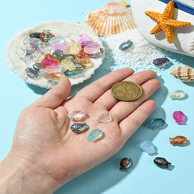 50Pcs 25 Styles Handmade Electroplate Glass Beads EGLA-YW0003-15-1