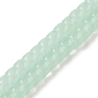Baking Plating Glass Beads Strands GLAA-H036-01H-1
