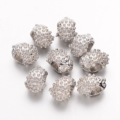 Tibetan Style Alloy European Beads MPDL-7606-P-NR-1