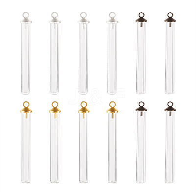 DIY Wishing Bottle Pendant Making Kits DIY-CD0001-24-1