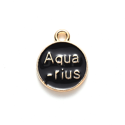 Alloy Enamel Pendants LS-ENAM-S124-01B-08J-1