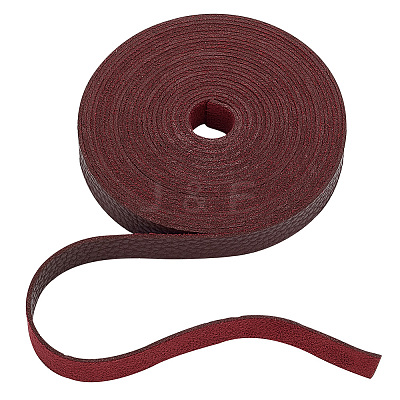 Flat Imitation Leather Cord OCOR-WH0086-69A-02-1