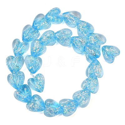 Handmade Foil Glass Beads DICH-C001-01F-1